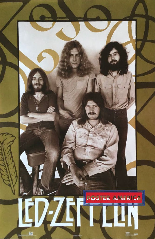 Led Zeppelin Group Shot Poster 23 X 35 Posters Prints & Visual Artwork