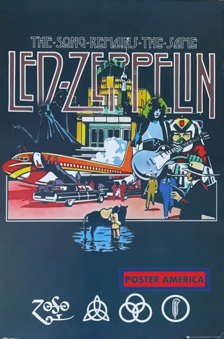 Led Zeppelin The Song Remains The Same Poster 24 X 36 Posters Prints & Visual Artwork