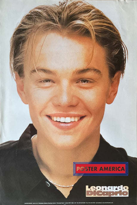 Leonardo Dicaprio Vintage Portrait Shot Poster 24 X 36 Vintage Poster