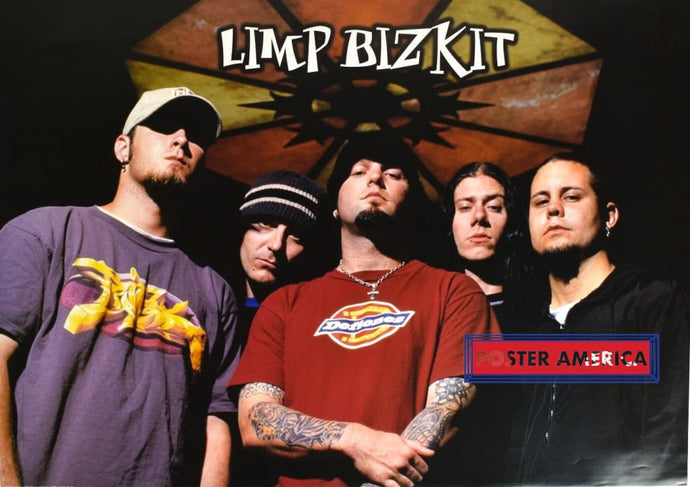 Limp Bizkit Band Shot Poster 24 X 34 Vintage Poster