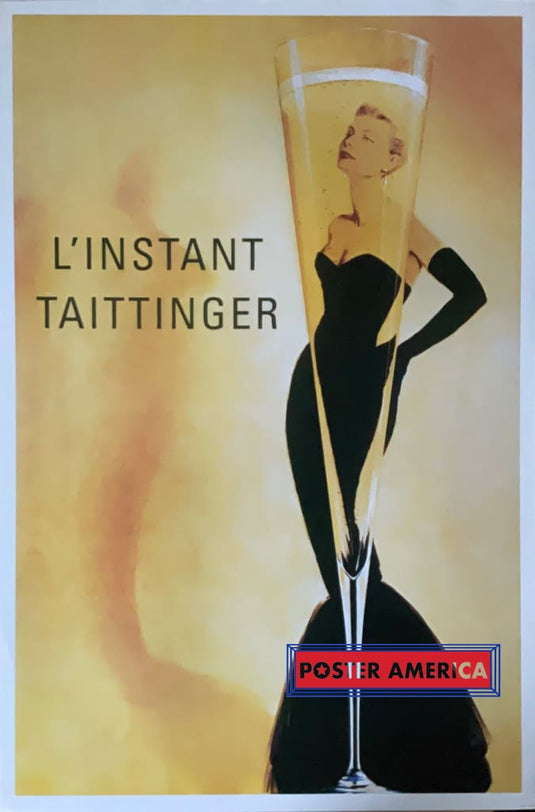 Linstant Taittinger Grace Kelly Champagne Ad Fine Art Print 24 X 36 Poster