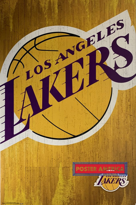 Los Angeles Lakers Nba Poster 22.5 X 34