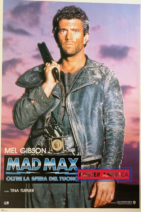 Mad Max Mel Gibson Spanish Promo Poster 27 X 40 Vintage Poster