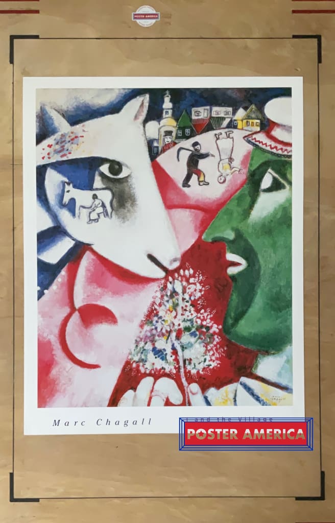 Load image into Gallery viewer, Marc Chagall I And The Philadelphia Museum Of Art Print 22 X 28
