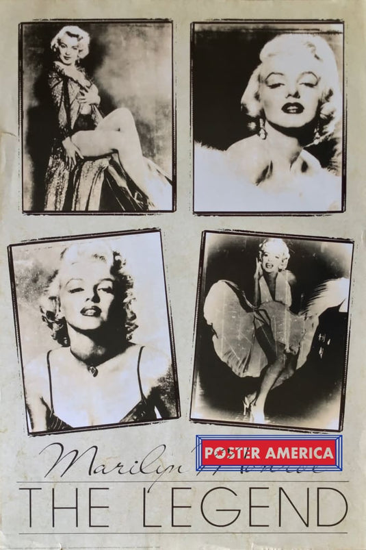 Marilyn Monroe The Legend Sepia Poster 23.5 X 35 Posters Prints & Visual Artwork