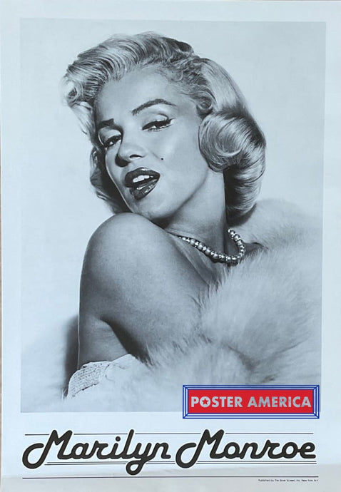 Marilyn Monroe Vintage Black & White Portrait Shot Poster 16 X 23 Vintage Poster