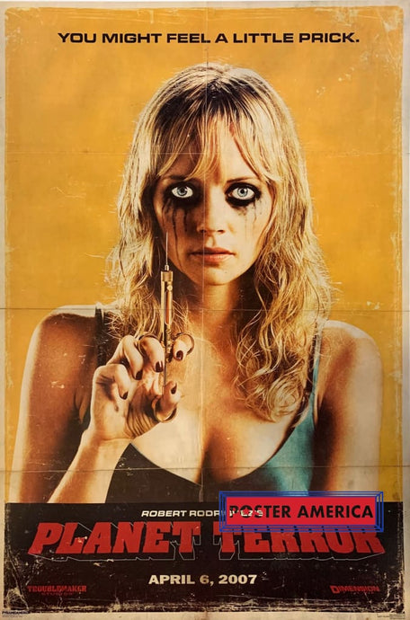 Marley Shelton Planet Terror Dr. Dakota Block You Might Feel A Little Prick Poster 24 X 36