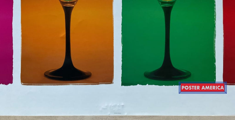 Load image into Gallery viewer, Martini Glasses Pop Art Slim Print 12 X 36
