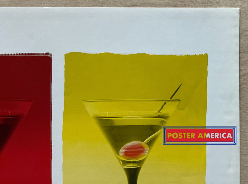 Load image into Gallery viewer, Martini Glasses Pop Art Slim Print 12 X 36
