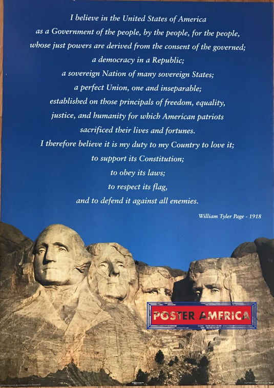 Mount Rushmore 2002 Uk Import Quote Poster 24 X 34