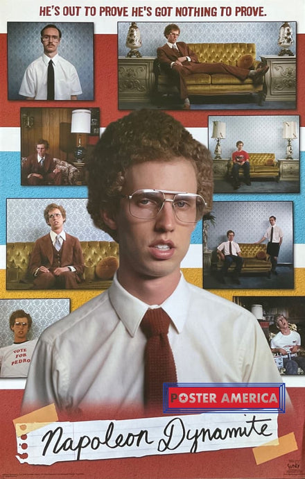 Napoleon Dynamite 2005 Collage With Quote Rare Poster 22.5 X 34.