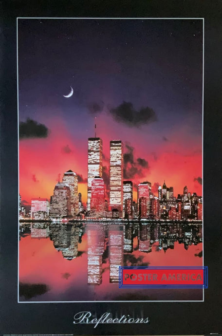 New York City Reflections Vintage 1998 Poster 24 X 36