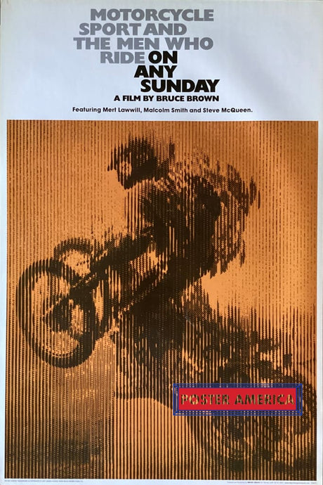 On Any Sunday Motorcycle Film By Bruce Brown Poster 24 X 36