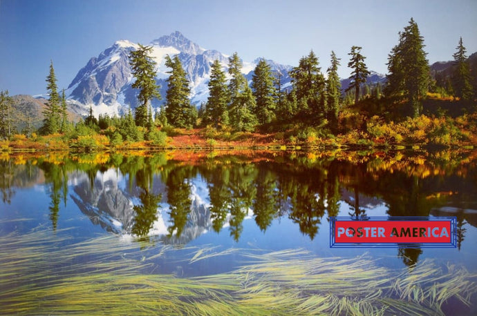 Picture Lake Photo By George Schwarz Poster 24 X 36