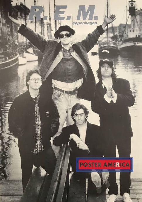 R.e.m. Copenhagen 1991 Original Poster 23 X 33 Vintage Poster