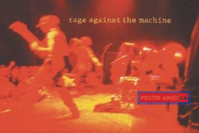 Rage Against The Machine On Stage 90S Uk Importposter 25 X 36 Vintage Poster