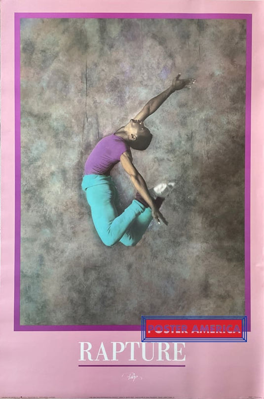 Rapture Vintage 1986 Ballet Photograph Poster By Diane Pade 24 X 36