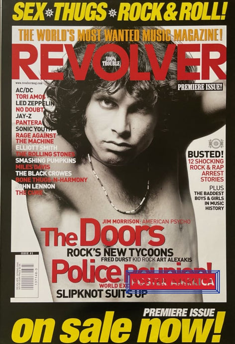 Revolver Magazine Reproduction Featuring Jim Morrison Poster 24 X 35 Morrison: American Psycho