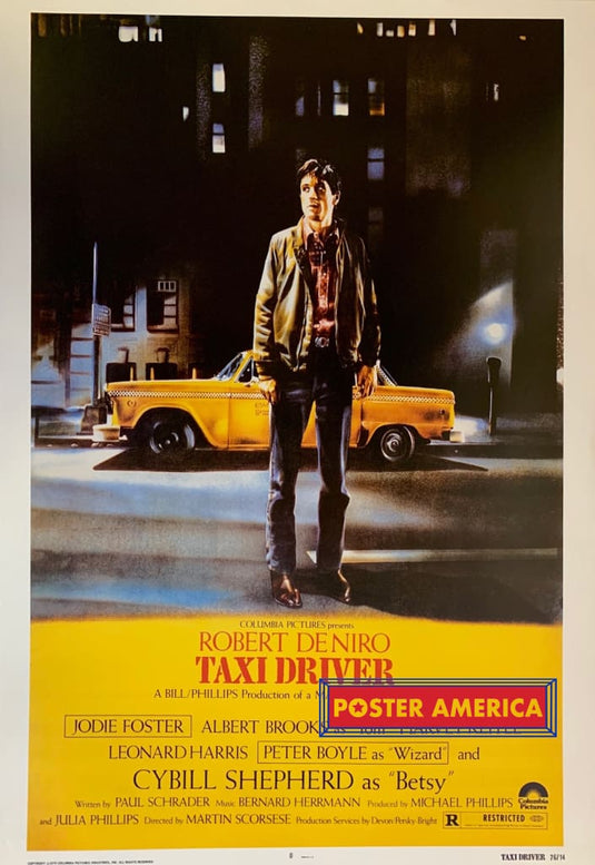 Robert De Niro Taxi Driver Movie Promo Poster 24 x 35 – PosterAmerica