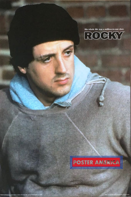 Rocky Sweatsuit And Beanie Poster 24 X 36 Posters Prints & Visual Artwork