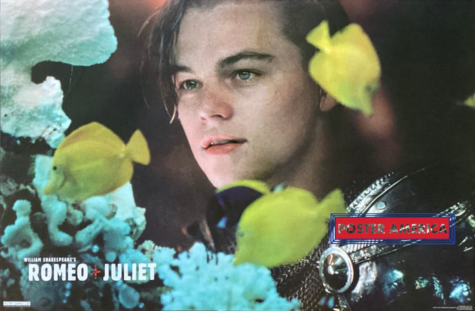 Romeo & Juliet Starring Leonardo Dicaprio Vintage 1997 Poster 23 X 35