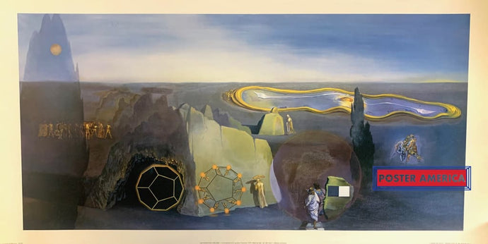 Salvador Dali A La Recherche De Limmortalité 1979 Art Poster 20 X 39