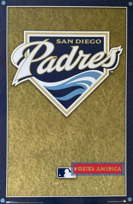 San Diego Padres Logo MLB Circa 2005 Poster 22.5 x 34