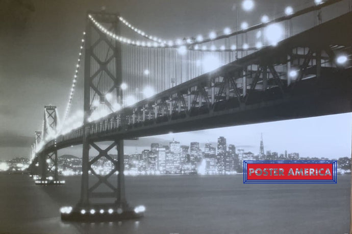 San Francisco Bay Bridge By Peter Adams Poster 24 X 36