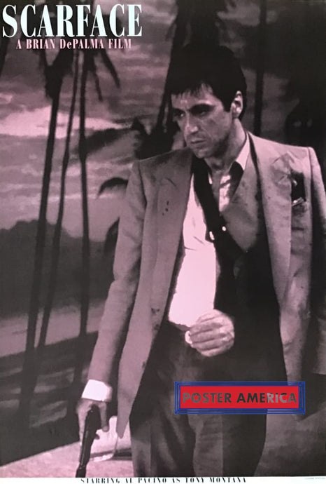 Scarface Tony Montana Pink Poster 23.5 X 34.5