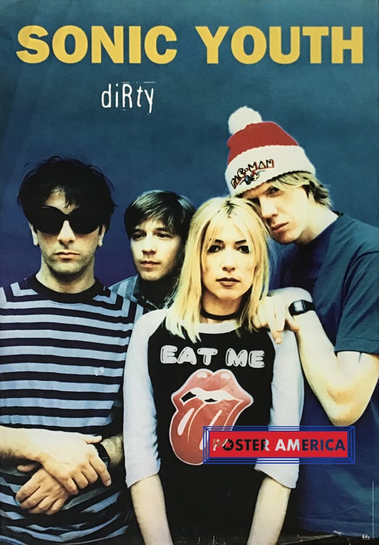 SONIC YOUTH “dirty” VINTAGE POSTER-