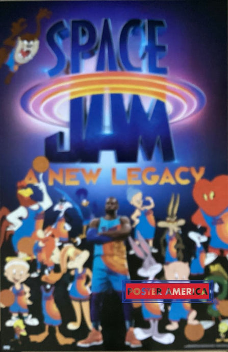 Space Jam A New Legacy With Lebron James Poster 22.375 X 34