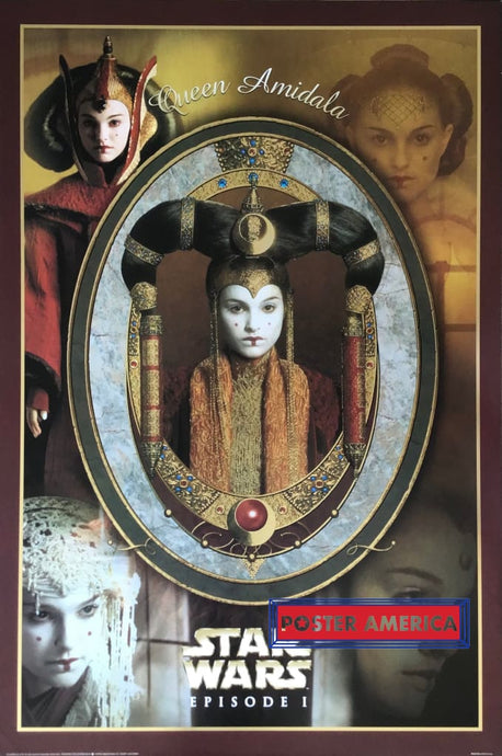 Star Wars: Episode I - The Phantom Menace Vintage Queen Amidala Movie Poster 24 X 36 Posters Prints