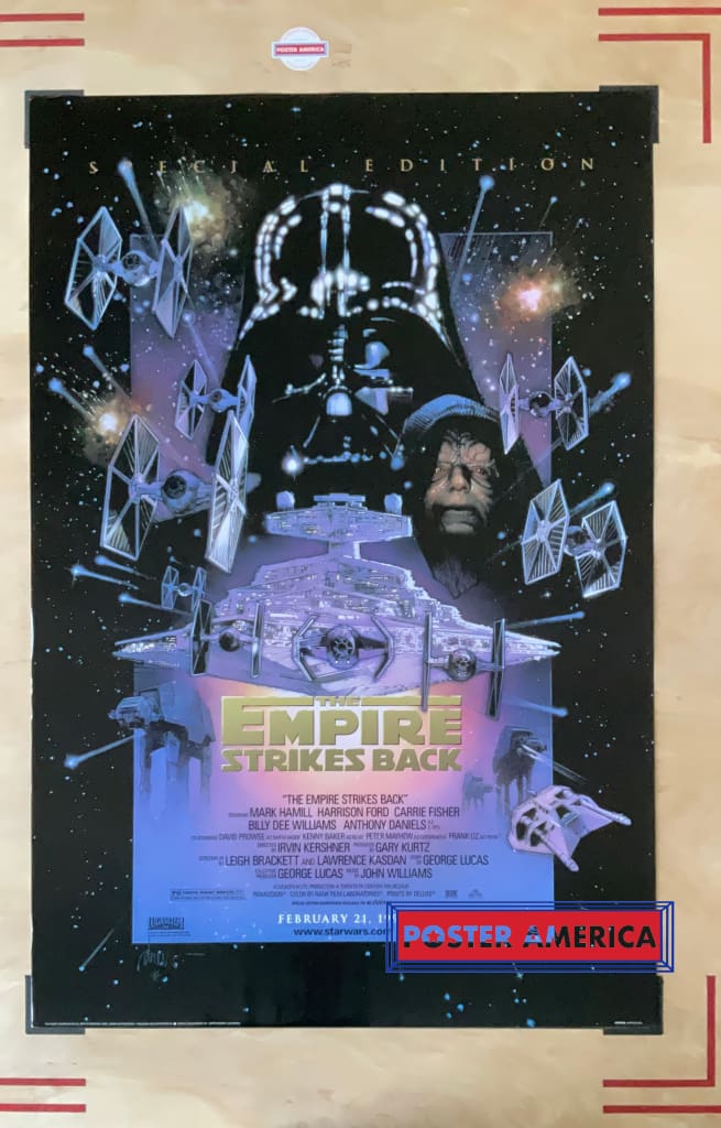 Load image into Gallery viewer, Star Wars The Empire Strikes Back Special Edition 1997 Advance Poster 24 X 36 Vintage
