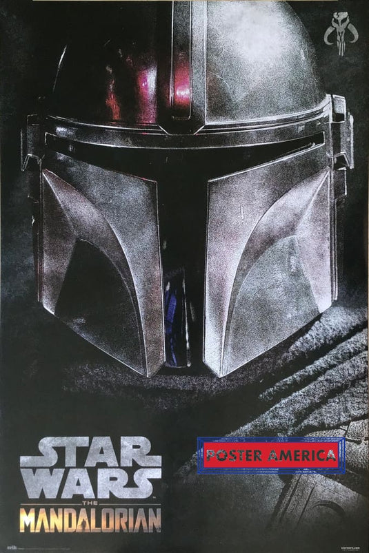 Star Wars The Mandalorian Helmet Poster 24 X 36 Posters Prints & Visual Artwork