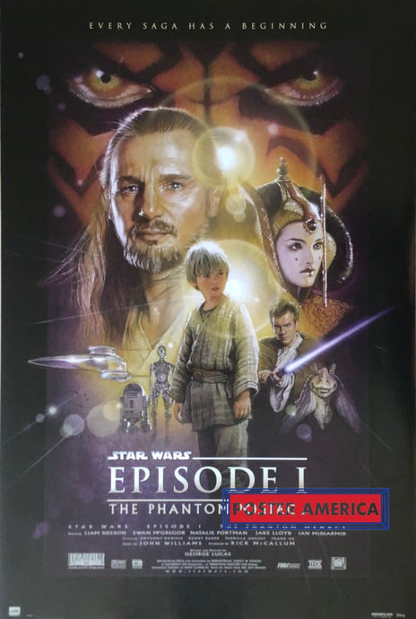 Star Wars The Phantom Menace Poster 24 X 36 Posters Prints & Visual Artwork