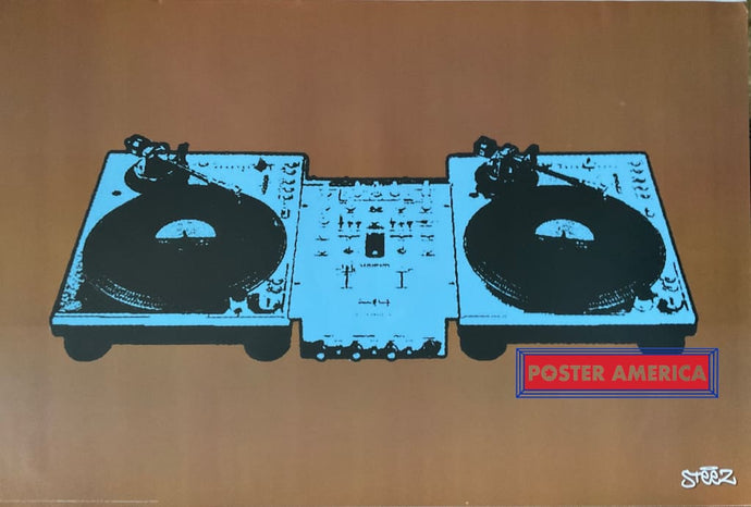 Steez Music Dj Set Artwork 24 X 36 Poster