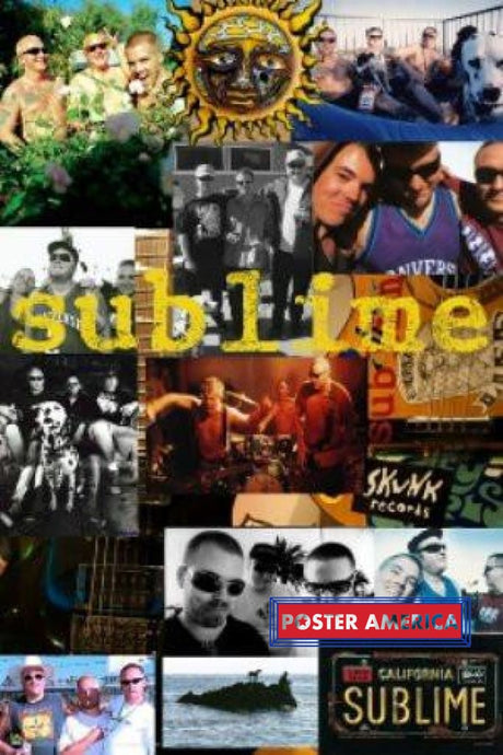 Sublime Photo Collage Poster 24 X 36