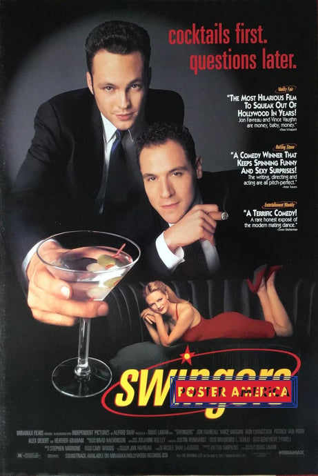 Swingers Vintage Double Sided One-Sheet Movie Poster 27 X 40 Posters Prints & Visual Artwork