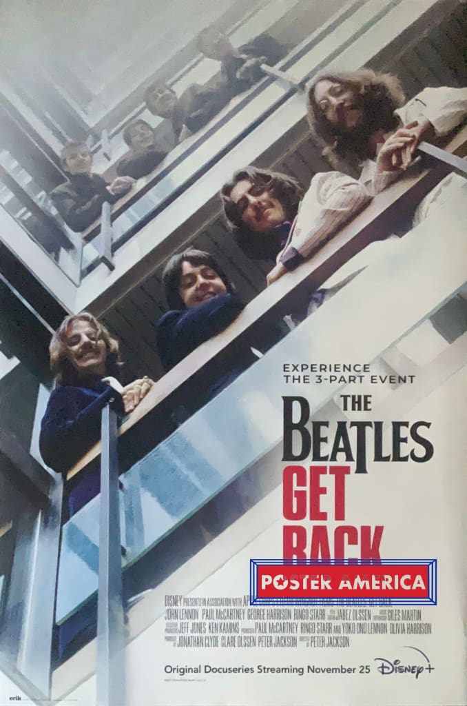 The Beatles Get Back Docu-Series Promo Movie Poster 24 x 36 – PosterAmerica