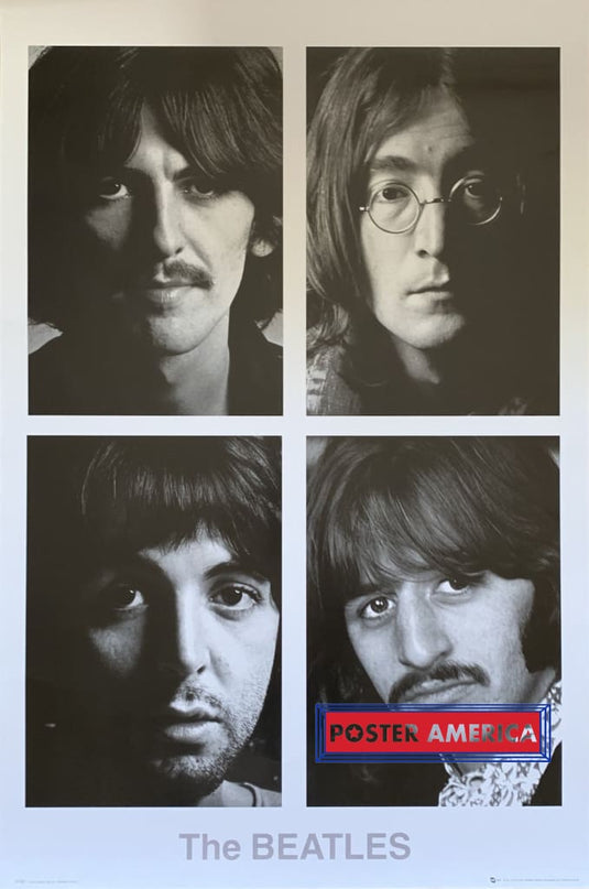 The Beatles Group Shot White Album Poster 24 X 36