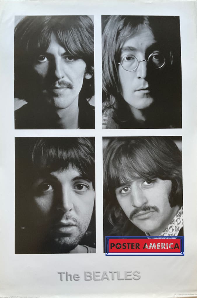 Load image into Gallery viewer, The Beatles Black &amp; White Quad Box Portrait Shots 2008 24 X 36 Poster
