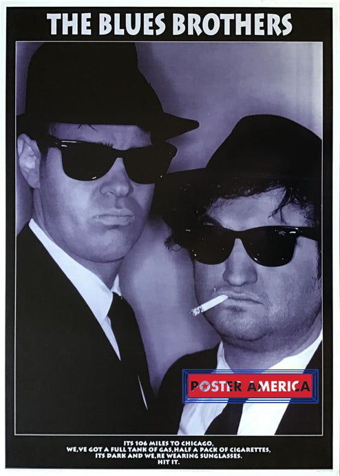 The Blues Brothers Black And White Movie Poster 25 X 35