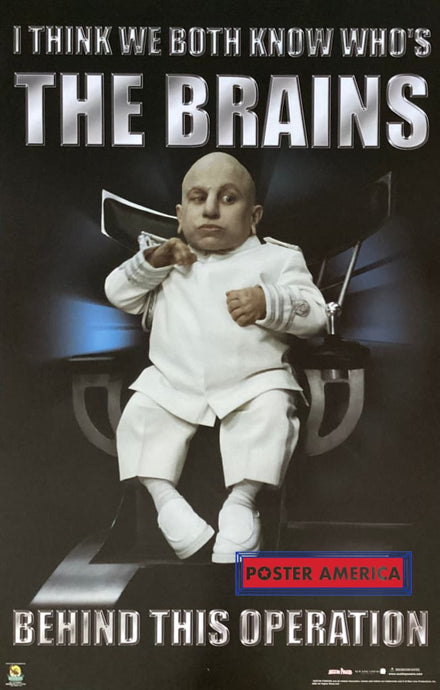 The Brains Behind This Operation Mini-Me Vintage 2002 Poster 22.5 X 34.5