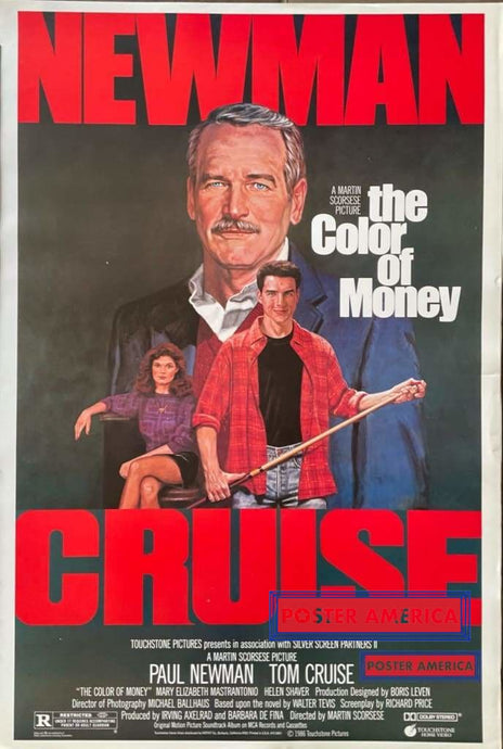 The Color Of Money 90S Reproduction Promo Poster 27 X 40