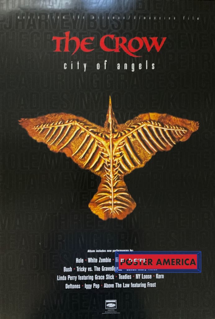 Load image into Gallery viewer, The Crow City Of Angels Vintage 1996 Album 23.5 X 34.5 Poster Vintage Poster
