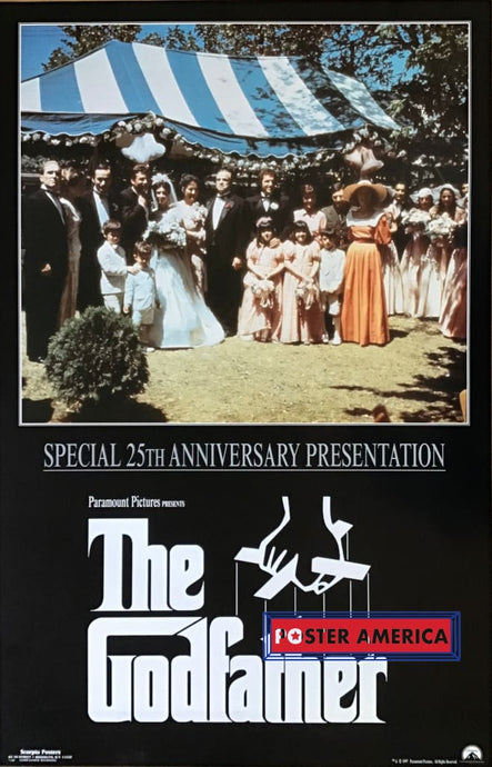 The Godfather Special 25Th Anniversary Presentation Poster 22 X 34.5 Posters Prints & Visual Artwork