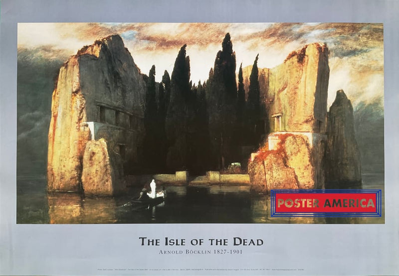 Load image into Gallery viewer, The Isle Of The Dead By Arnold Boklin Art Print 24 X 35 Poster
