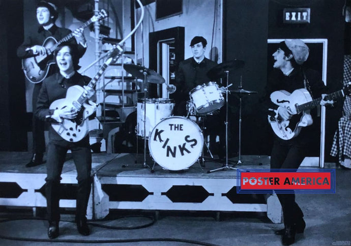 The Kinks Live Black And White Poster 23.5 X 33 Posters Prints & Visual Artwork