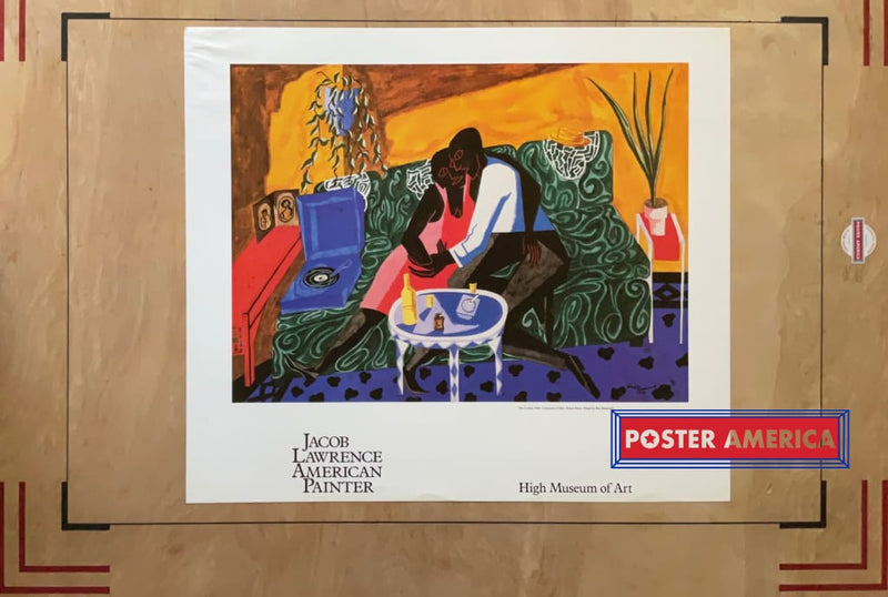 Load image into Gallery viewer, The Lovers By Jacob Lawrence An American Painter 22.5 X 26 Poster
