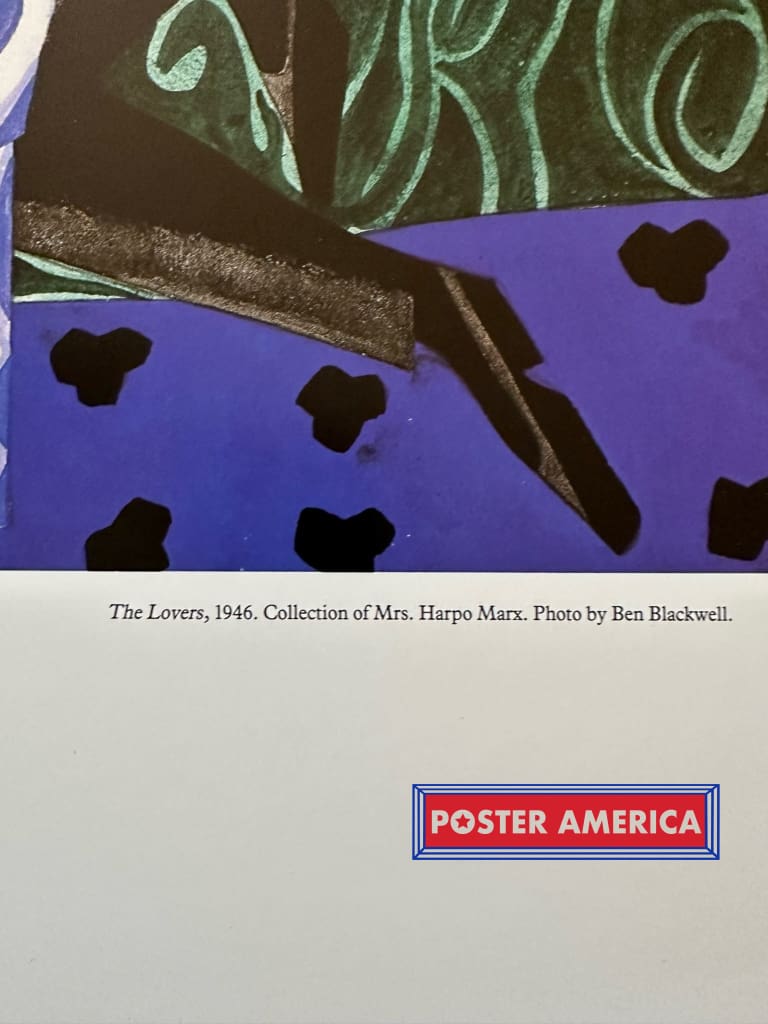 Load image into Gallery viewer, The Lovers By Jacob Lawrence An American Painter 22.5 X 26 Poster
